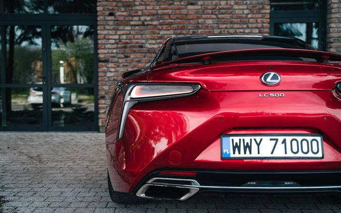 Lexus LC cena 369000 przebieg: 56200, rok produkcji 2019 z Katowice małe 211